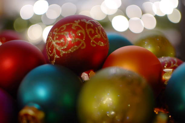 istock Many colorful christmas bubbles 1187582395