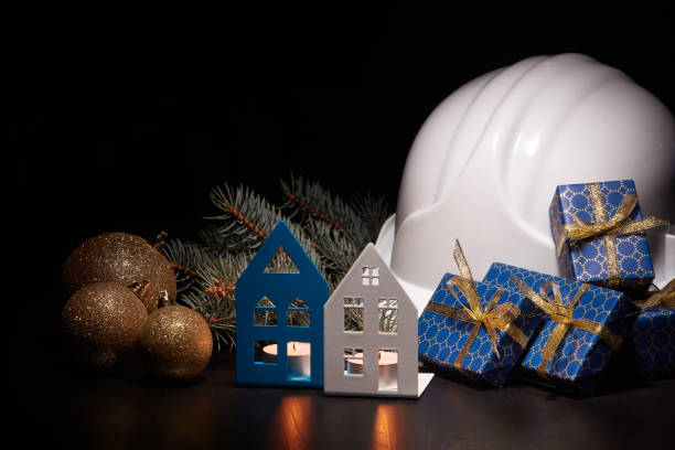 istock Christmas and New Year construction 1187583384