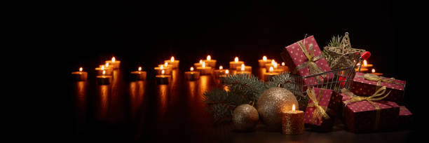 istock Christmas and New Year shopping. 1187583651