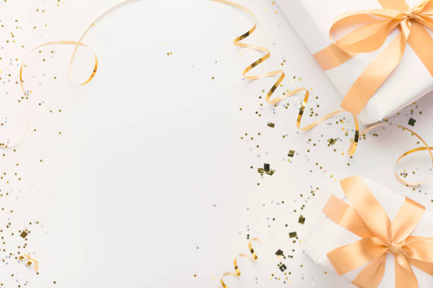 istock Merry Christmas and Happy New Year background 1187586102