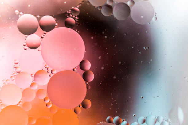 istock Macro oil and water multi colored abstract background 1187587841