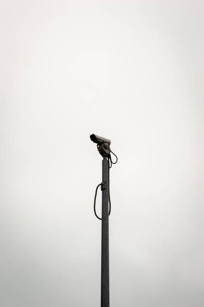 istock A Security CCTV Surveillance Cameras on a lamp post. 1187588573
