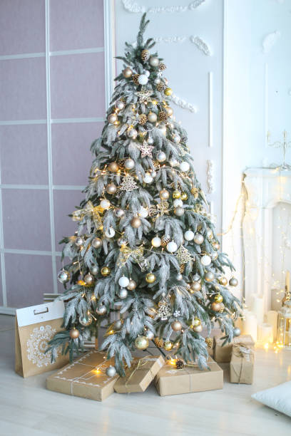 istock Christmas tree close-up without people 1187588996