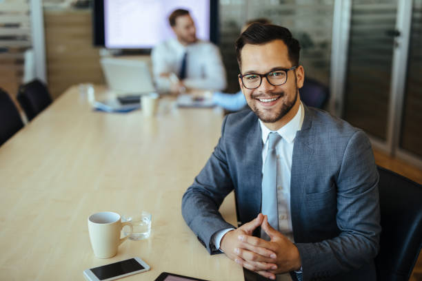 istock Portrait of a creative office worker at desk 1187590239