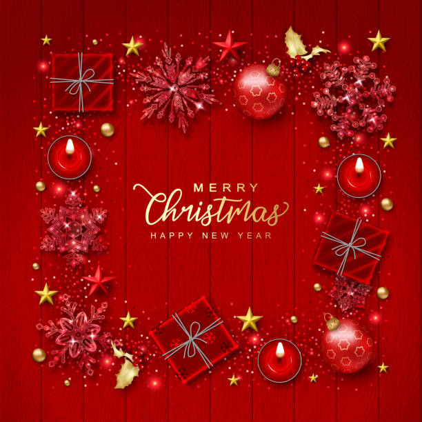 weihnachten und neujahr hintergrund - sale holiday christmas ornament red stock-grafiken, -clipart, -cartoons und -symbole