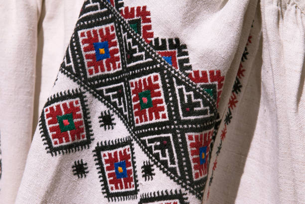 istock Vyshyvanka - ethnic Ukrainian clothing with embroidery patterns 1187594240