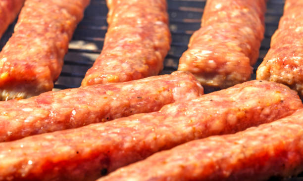 istock Grilling fresh meat on barbecue 1187597816