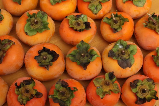 istock persimmon fruit in Okayama,Japan 1187607566