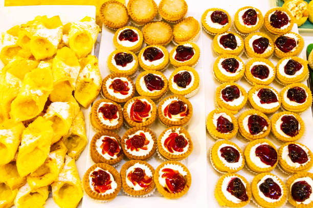 istock Many small thai cakes and cookies 1187614193