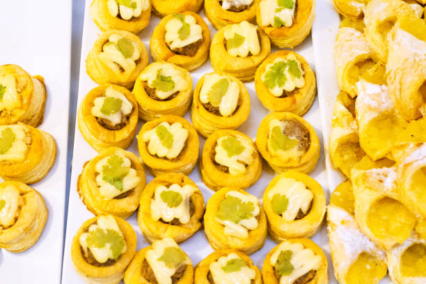 istock Small thai cakes on night market 1187616800