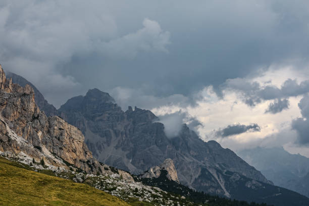 istock Mountain alpine landscape. Dolomites, Italy 1187623598