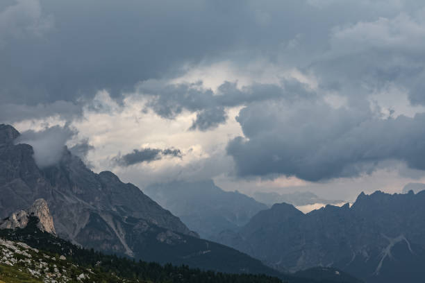 istock Mountain alpine landscape. Dolomites, Italy 1187623643