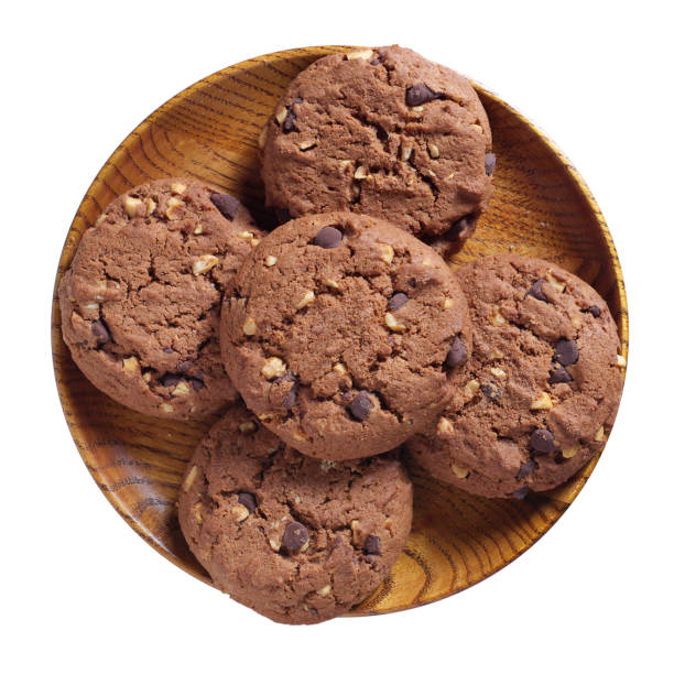 istock Chocolate chip cookies in plate 1187625799