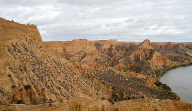 istock Sedimentary formations in 'Barrancas de Burujon', Spain 1187631279