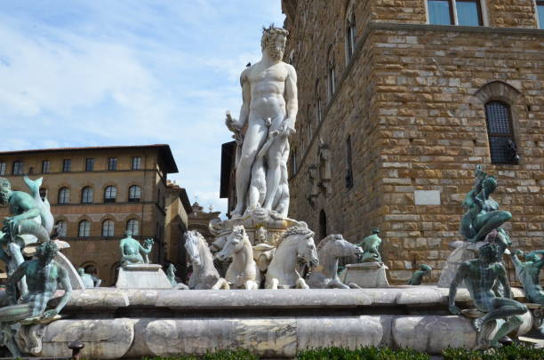 istock Fountain of Neptune, Florence, Italy 1187631408