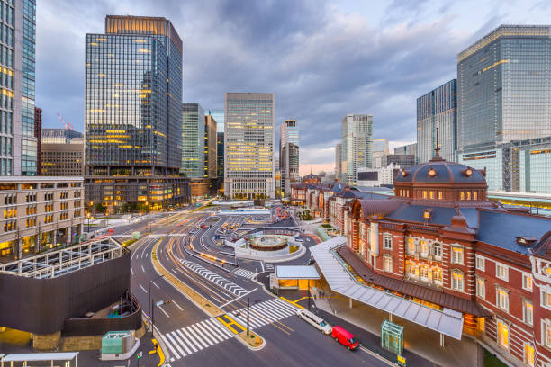 istock Tokyo, Japan skyline over Tokyo Station. 1187634440