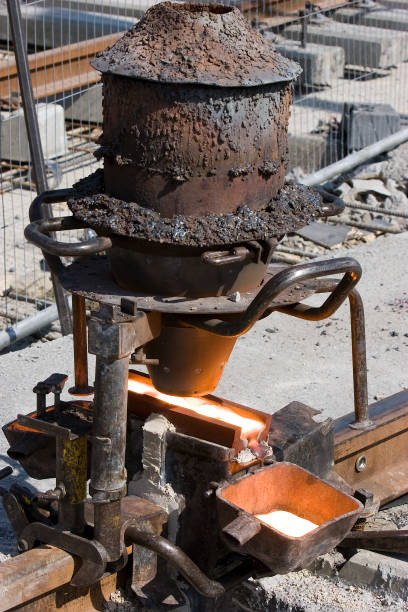 Thermite Welding Stock Photo - Download Image Now - Alloy, Aluminum, Heat - Temperature - iStock Thermite Welding Stock Photo - Download Image Now - Alloy, Aluminum, Heat - Temperature - iStock