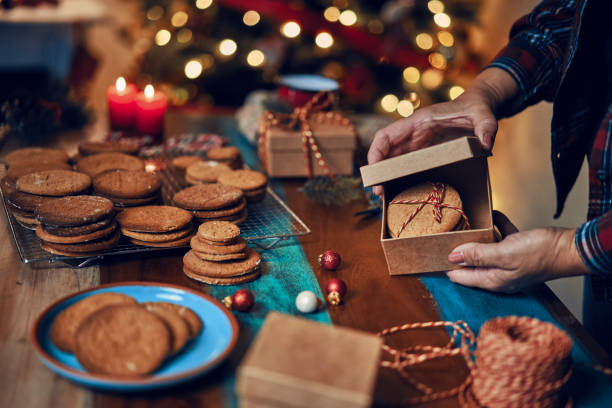 istock Fresh Baked Cookies for Christmas as a Gift 1187641999