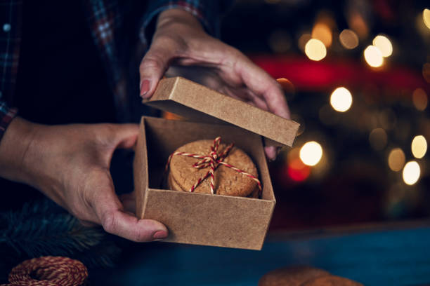 istock Fresh Baked Cookies for Christmas as a Gift 1187642004