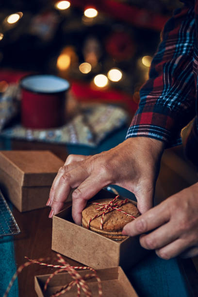 istock Fresh Baked Cookies for Christmas as a Gift 1187642021