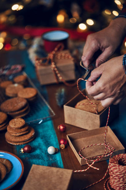 istock Fresh Baked Cookies for Christmas as a Gift 1187642049