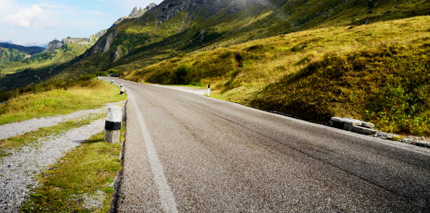 istock Winding Road on European Alps. 1187645859