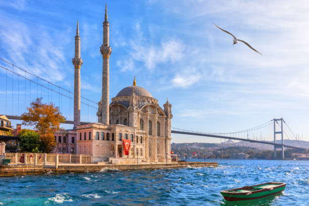 istock Beautiful Ortakoy Mosque in Istanbul, close view 1187645994