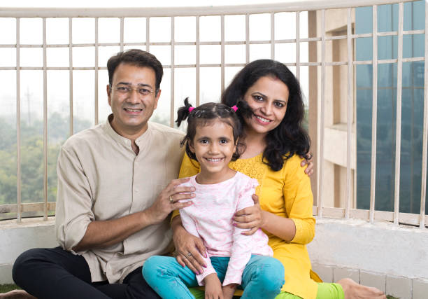 istock Happy Indian family 1187646390
