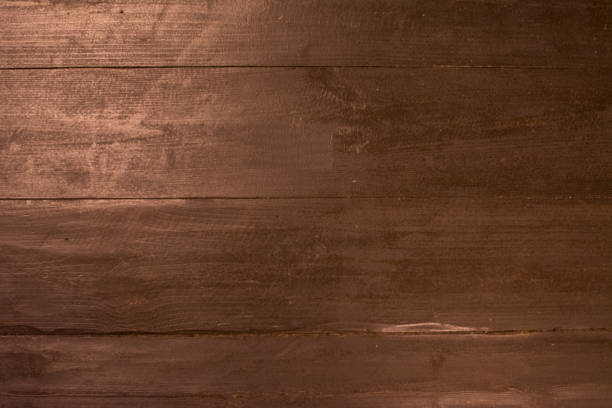 istock Wooden boards painted with brown color 1187650763