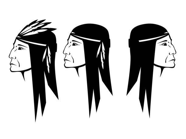 55 Native American Man Long Hair Illustrations & Clip Art - iStock | Young  native american man, Native american male, Native american ethnicity