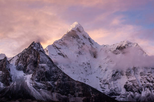 istock Sunrise over the Ama Dablam mountain, Himalayas, Nepal 1187651964