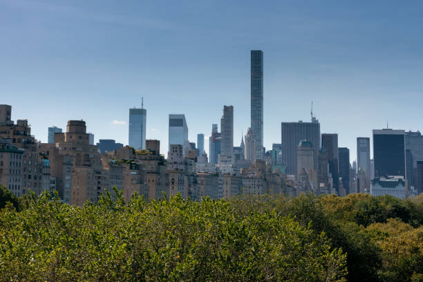 istock New York skyscrapers over Central Park trees 1187652007
