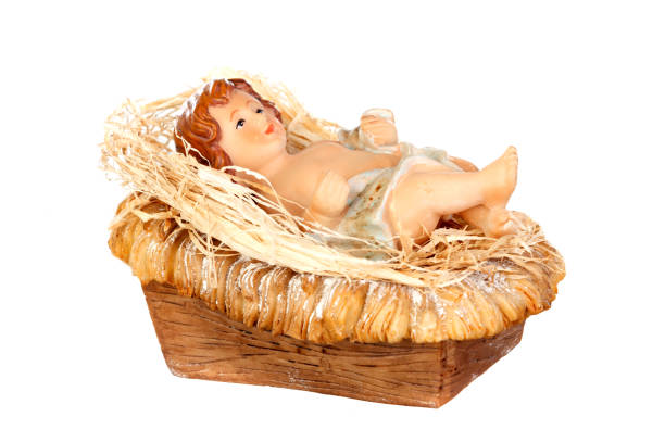 istock Baby Jesus Christmas rustic 1187656501