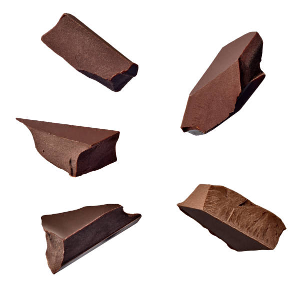 istock chocolate piece sweet food dessert falling 1187659831
