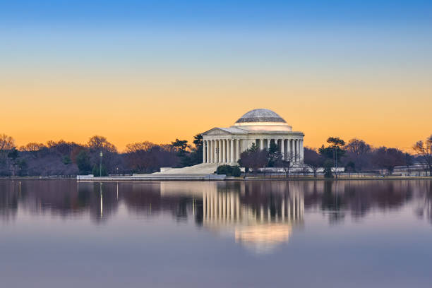 istock Jefferson Memorial and Reflecting Pool at Dawn 1187660777