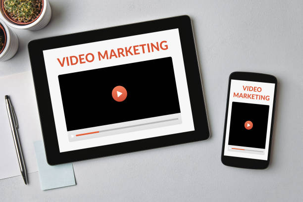 istock Video marketing concept on tablet and smartphone screen 1187663722