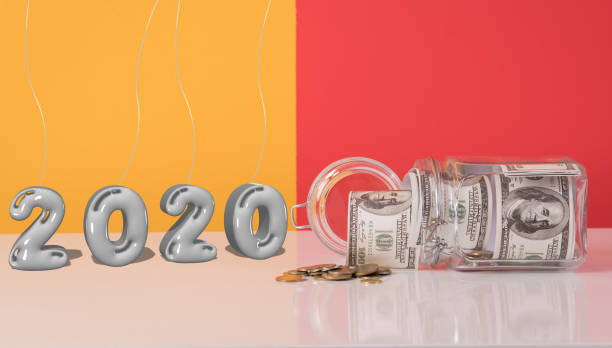 2020 Business Plan And Financial Goals Concept