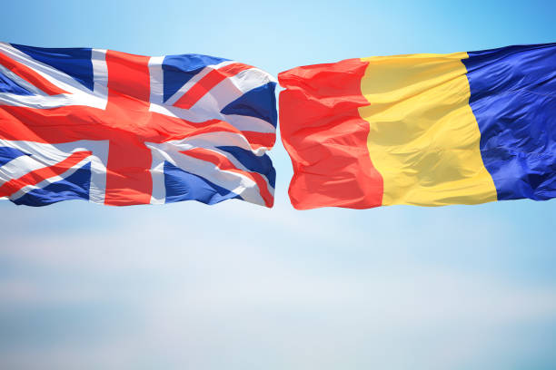 istock UK and Romania flags 1187665037