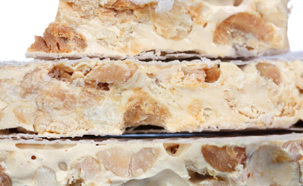 istock Delicious nougat typical sweet Christmas 1187671027