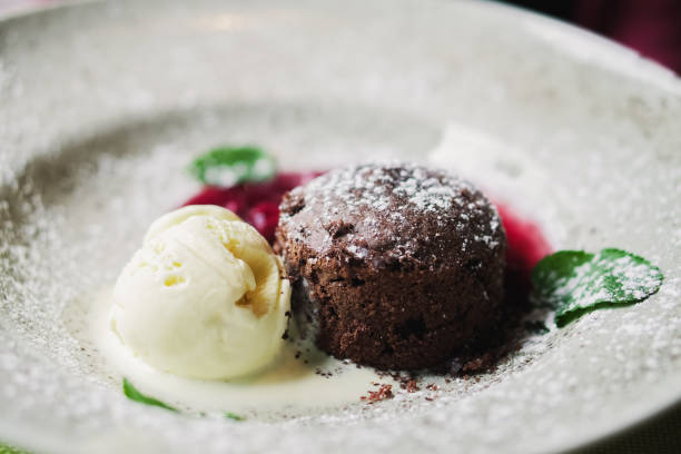 istock Dessert. Dessert with little ice cream and ice cream. 1187674937