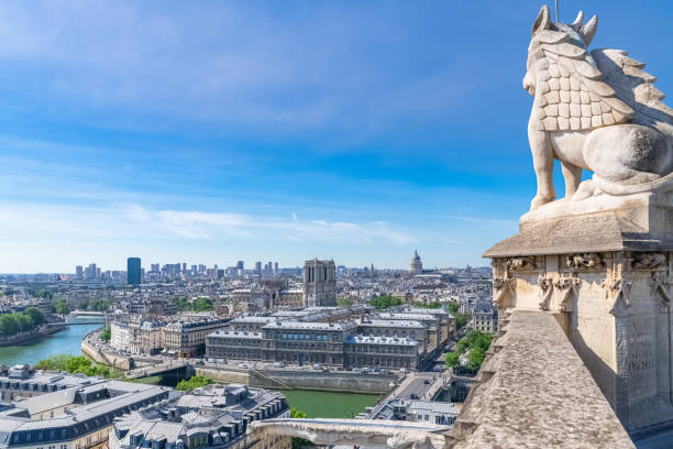 istock Paris, the Notre-Dame cathedral  after the fire 1187678006