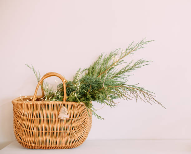 istock interior house new year christmas basket mockup 1187680200
