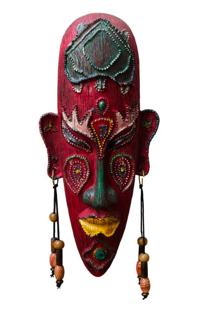 Wooden African ritual mask