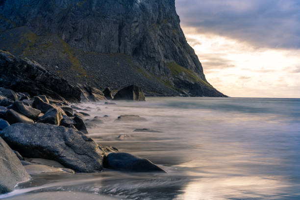 istock Kvalvika beach, Lofoten, Norway 1187682912
