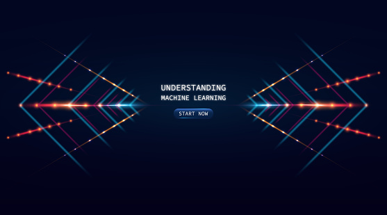 Machine Learning Technology Background Stock Illustration - Download ...