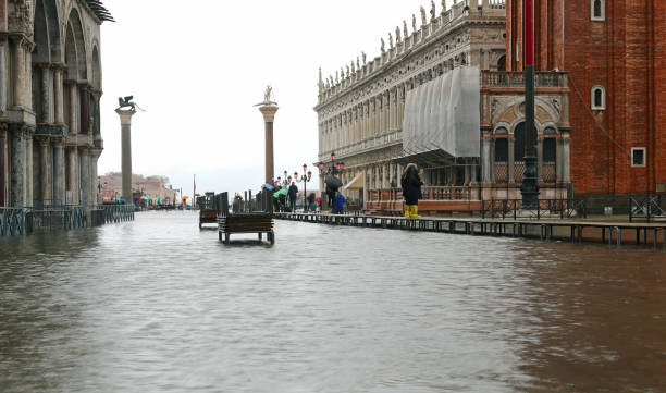 istock high water in Saint Mark Square in Venice Italy 1187688123