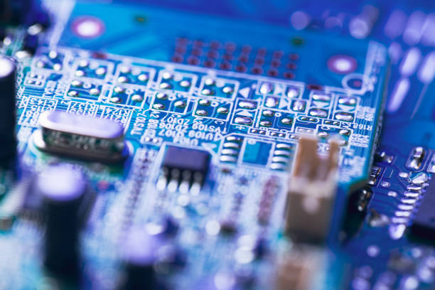 istock Close-up of electronic circuit board 1187692457