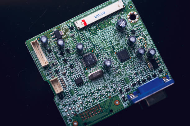 istock Close-up of electronic circuit board 1187692494