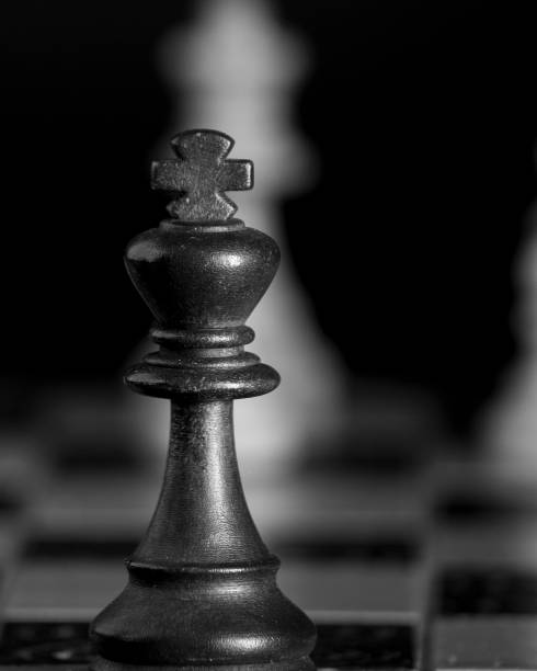 istock Chess photographed on a chessboard 1187695335