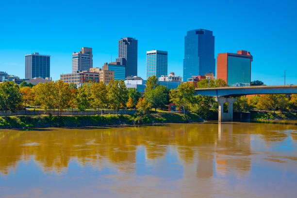 istock Little Rock Skyline and Arkansas River 1187700434